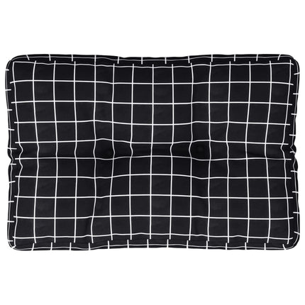 Palldyna svartrutig 60x40x12 cm tyg
