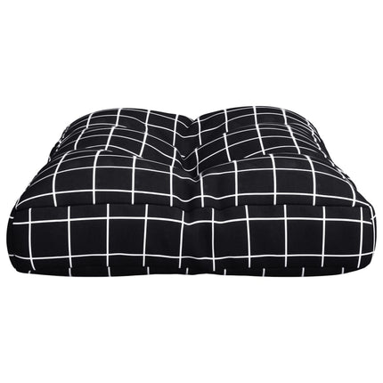 Palldyna svartrutig 60x40x12 cm tyg
