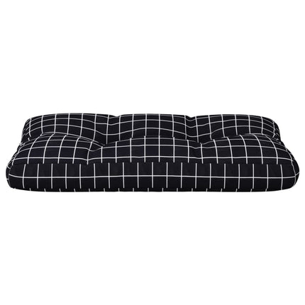 Palldyna svartrutig 70x40x12 cm tyg
