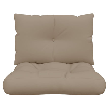Palldynor 2 st taupe tyg