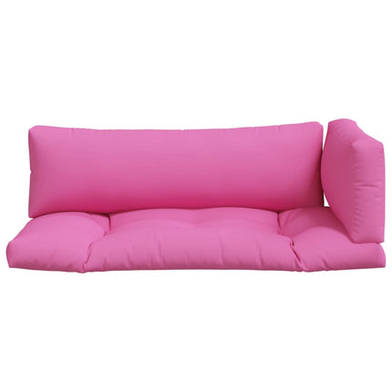 Dynor till pallsoffa 3 st rosa Oxford-tyg