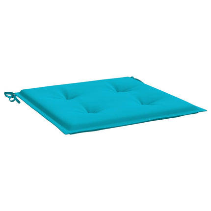 Stolsdynor 4 st turkos 40x40x4 cm tyg