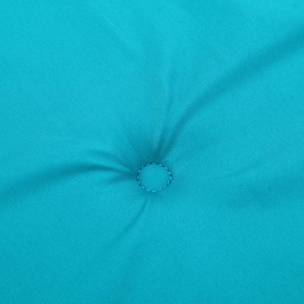 Stolsdynor 6 st turkos 40x40x4 cm tyg