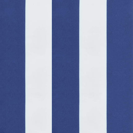 Stolsdynor 4 st blå&vit randig 50x50x4 cm tyg
