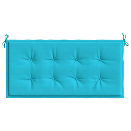 Bänk kudde Enfärgad Turkos 120 x 50 x 3 cm Oxford Tyg