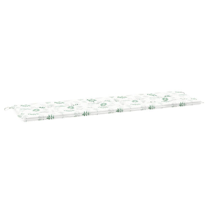 Bänk kudde Löv Bladdesign 150 x 50 x 3 cm Oxford Tyg