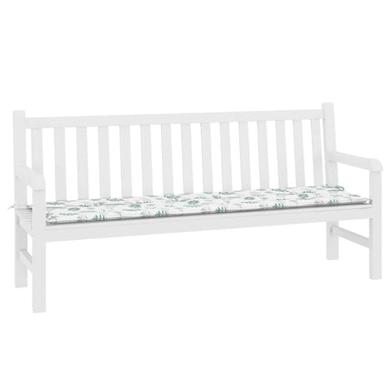 Bänk kudde Löv Bladdesign 150 x 50 x 3 cm Oxford Tyg