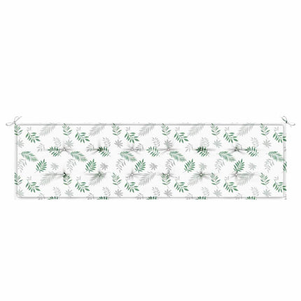 Bänk kudde Löv Bladdesign 150 x 50 x 3 cm Oxford Tyg