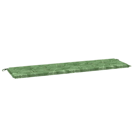 Bänk kudde Löv Bladdesign 150 x 50 x 3 cm Oxford Tyg
