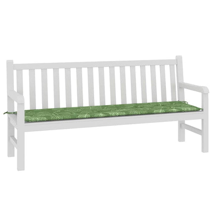 Bänk kudde Löv Bladdesign 150 x 50 x 3 cm Oxford Tyg