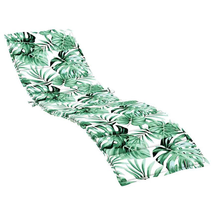Lounger kudde Löv Bladmönster 200 x 70 x 3 cm Oxford Tyg
