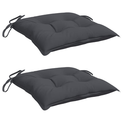 Stolsdynor 2 st antracit 40x40x7 cm oxfordtyg