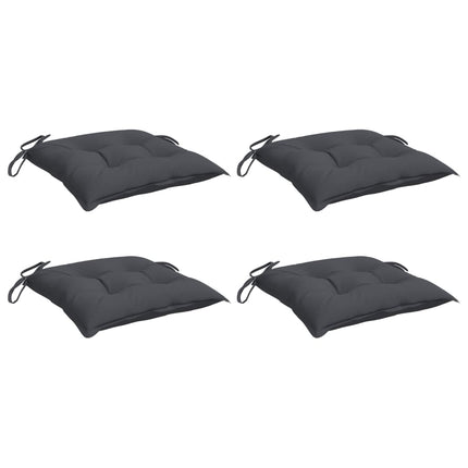 Stolsdynor 4 st antracit 40x40x7 cm oxfordtyg