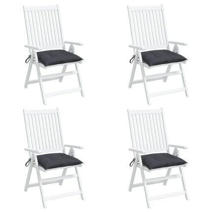 Stolsdynor 4 st antracit 40x40x7 cm oxfordtyg
