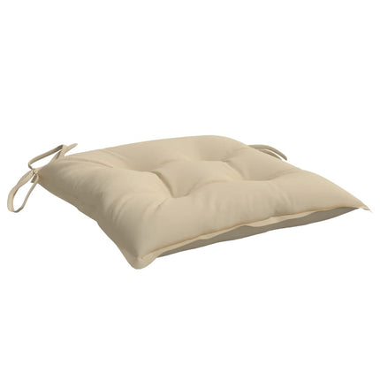 Stolsdynor 2 st beige 40x40x7 cm oxfordtyg