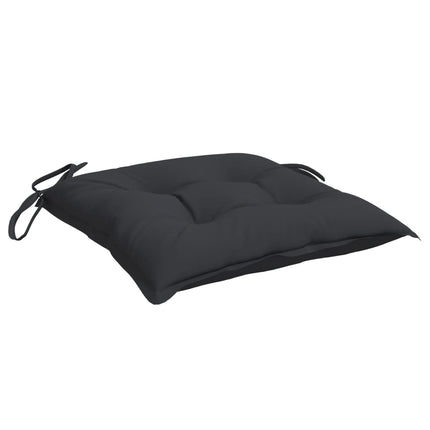 Stolsdynor 4 st svart 40x40x7 cm oxfordtyg