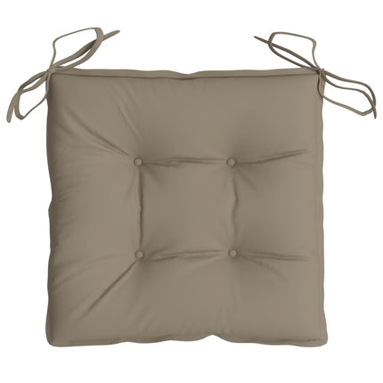 Stolsdynor 2 st taupe 40x40x7 cm oxfordtyg