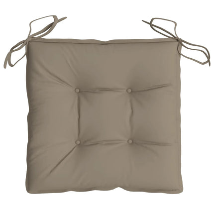 Stolsdynor 4 st taupe 40x40x7 cm oxfordtyg