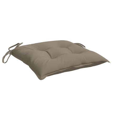 Stolsdynor 6 st taupe 40x40x7 cm oxfordtyg