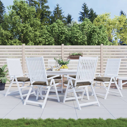 Stolsdynor 6 st taupe 40x40x7 cm oxfordtyg