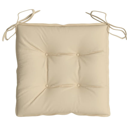Palldynor 4 st beige 50x50x7 cm oxfordtyg