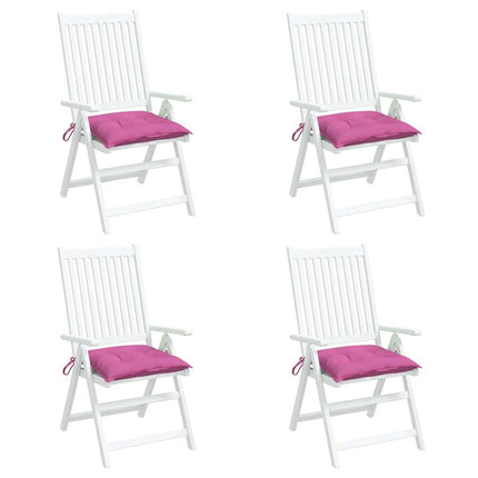 Stolsdynor 4 st rosa 50x50x7 cm oxfordtyg