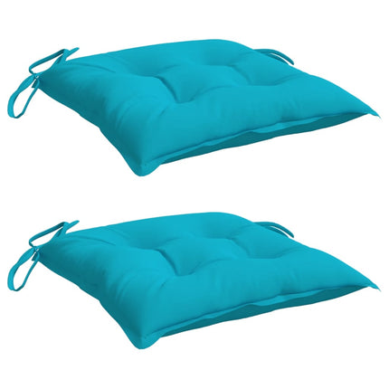 Stolsdynor 2 st turkos 50x50x7 cm oxfordtyg