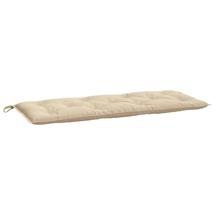 Bänkdyna för trädgården beige 120x50x7 cm oxfordtyg