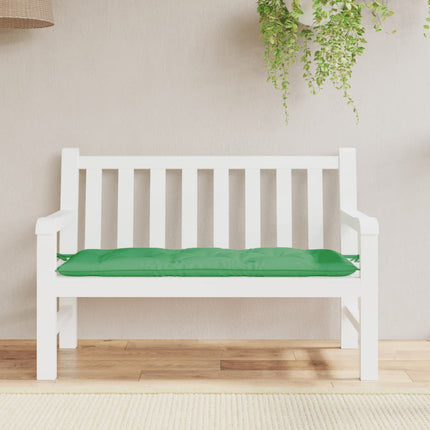 Bänkdyna för trädgården grön 120x50x7 cm oxfordtyg