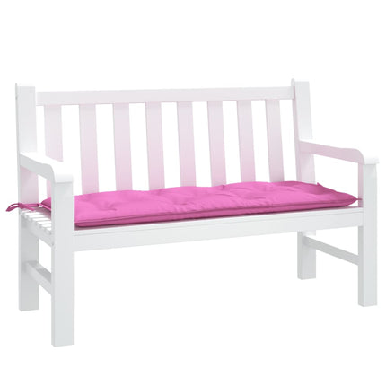 Bänkdyna rosa 120x50x7 cm tyg