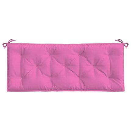 Bänkdyna rosa 120x50x7 cm tyg