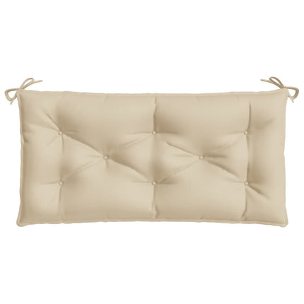 Bänkdynor för trädgården 2st beige 100x50x7cm oxfordtyg