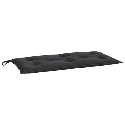 Bänkdynor för trädgården 2st svart 100x50x7cm oxfordtyg