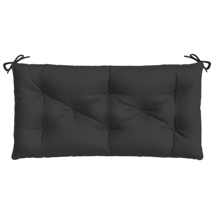 Bänkdynor för trädgården 2st svart 100x50x7cm oxfordtyg