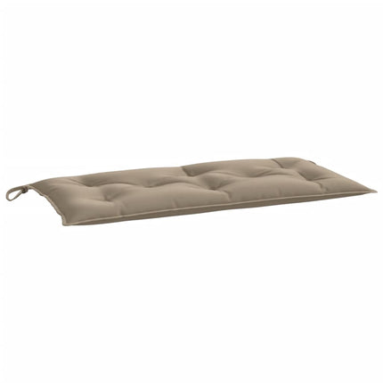 Bänkdynor för trädgården 2st taupe 100x50x7cm oxfordtyg