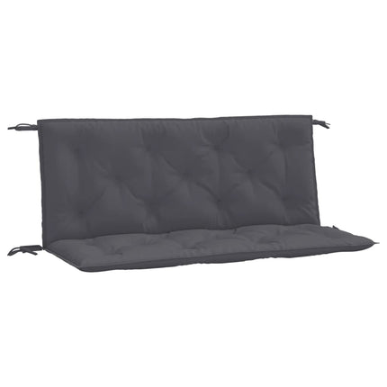 Bänkdynor för trädgården 2st antracit 120x50x7cm oxfordtyg