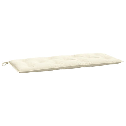 Bänkdynor för trädgården 2st gräddvit 120x50x7cm oxfordtyg
