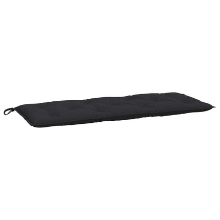 Bänkdynor för trädgården 2st svart 120x50x7cm oxfordtyg