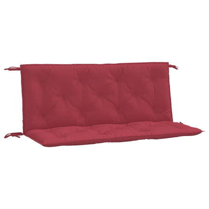 Bänkdynor för trädgården 2st vinröd 120x50x7cm oxfordtyg