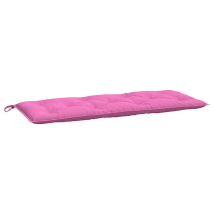 Bänkdynor 2 st rosa 120x50x7 cm tyg