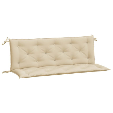 Bänkdynor för trädgården 2st beige 150x50x7cm oxfordtyg