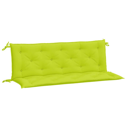 Bänkdynor för trädgården 2st klargrön 150x50x7cm oxfordtyg