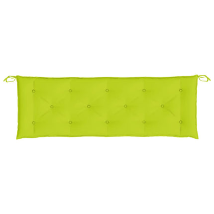 Bänkdynor för trädgården 2st klargrön 150x50x7cm oxfordtyg