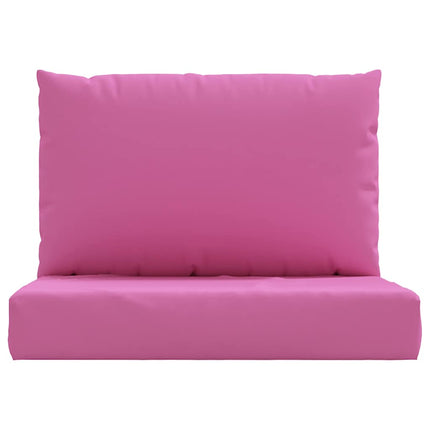 Dynor till pallsoffa 2 st rosa Oxford-tyg