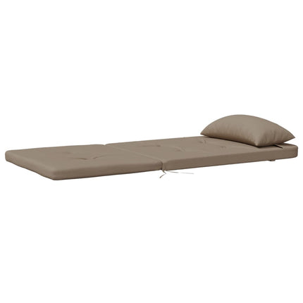 Solstolsdynor 2 st taupe oxfordtyg