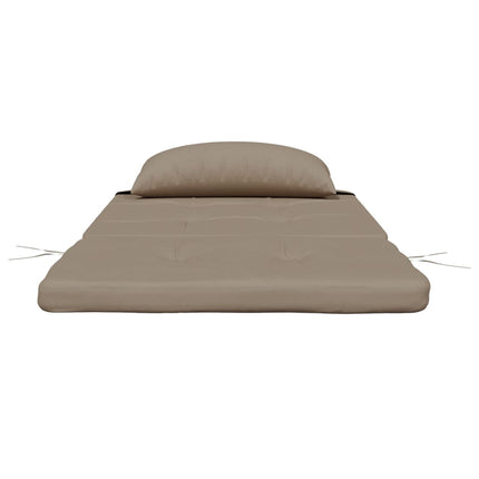 Solstolsdynor 2 st taupe oxfordtyg