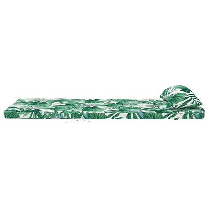 Stolkuddar Löv 2 pcs Bladmönster 58 x 77 x 4,5 cm Oxford Tyg