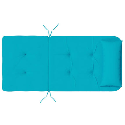 Stolkuddar Enfärgad 2 pcs Turkos 58 x 77 x 4,5 cm Oxford Tyg