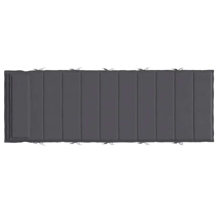 Dyna till solsäng antracit 180x60x4 cm oxfordtyg
