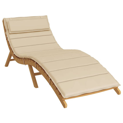 Dyna till solsäng beige 180x60x4 cm oxfordtyg